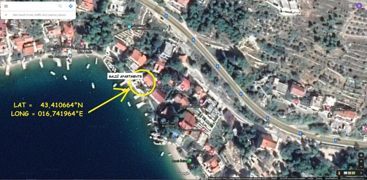 Apartment On The Beach Lokva Rogoznica Esterno foto